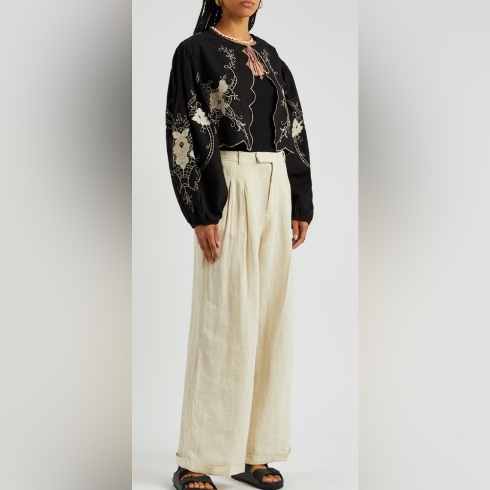 24☺️Free people linen pant 🥰NWT